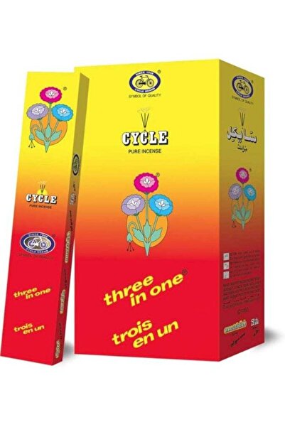 Cycle Brand Three in One Incense Sticks – 216 Sticks | Long-Lasting Aroma (Pa...