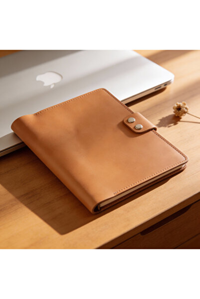 Leather Anatolia Genuine Leather Handmade A5 Notebook Case, Leather Agenda Ba...