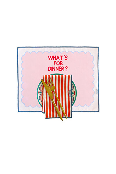 RİTMOHOME Sloganlı, Kareli, Maksimalist, Çizgili, Renkli, Kenar Biyeli Amerik...