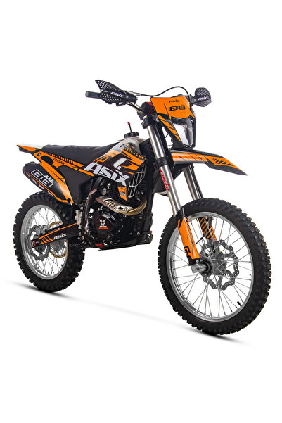 Asix Cross motorcycle XB88 A3, 300cc, 21/18" wheels, black/orange color, elec...