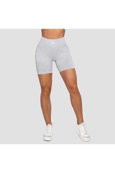 GymBeam Pantaloni scurți fără cusături pentru femei, gri