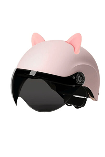 Tcherchi Dört Mevsim Elektrikli Motosiklet Kaskı 3C Sertifikalı - Sevimli Ked...