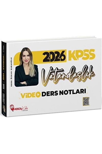 Kapadokya Yayınları 2026 KPSS Vatandaşlık Video Ders Notları Esra Özkan Karao...