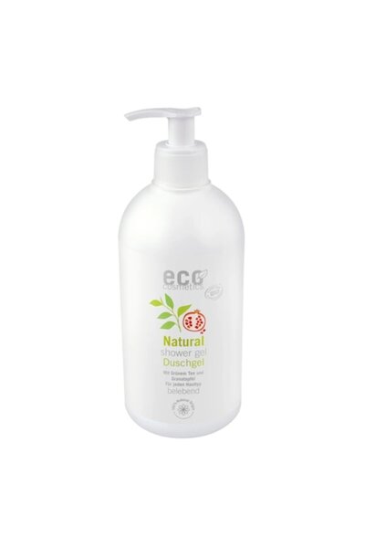 Eco Cosmetics Shower Gel, Cosmetics, Pomegranate and Green Tea, 500ml