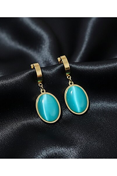 REBRAND Gold Color Stainless Steel Women's Earrings