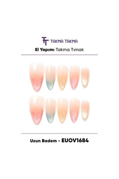 Takma Takma S Bedem Ten Rengi 10'lu EUOV1684 Uzun Badem Tekrar Kullanılabilir...