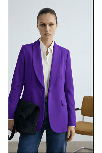 Swass Button Detailed Oversize Blazer Jacket Ecru