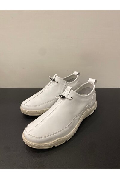 JAMES FRANCO Erkek Hakiki Deri Bağcıksız Hafif Günlük Casual Ayakkabı