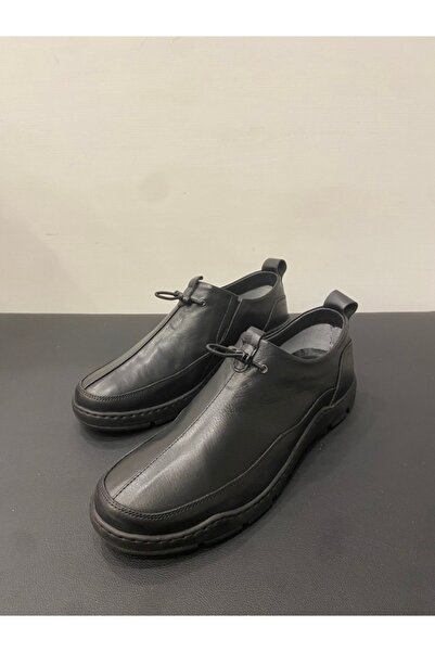 JAMES FRANCO Erkek Hakiki Deri Bağcıksız Hafif Günlük Casual Ayakkabı