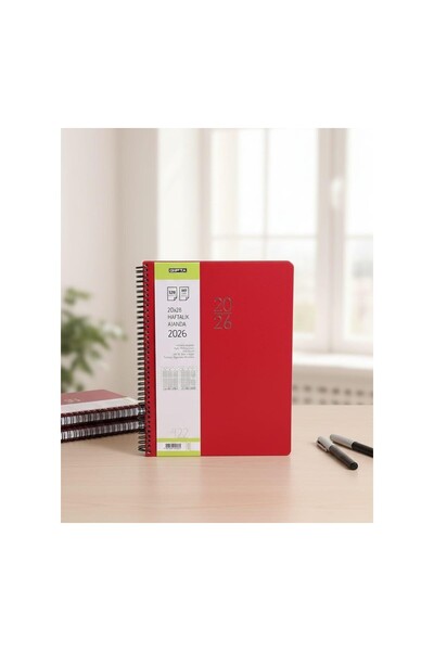 Gıpta 20X28 222-Sek Agenda Red