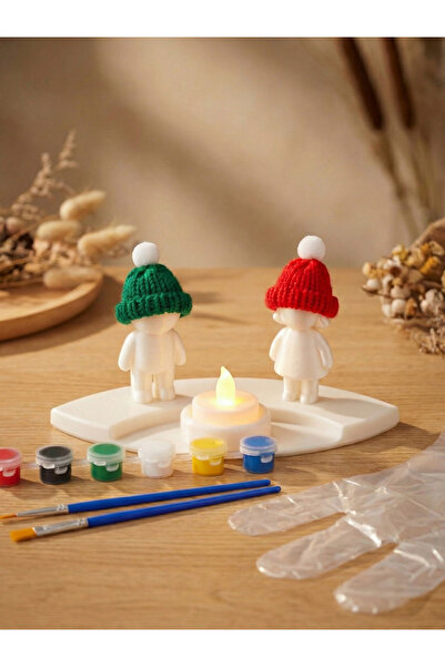 MD Stone&Light Sevgililer Günü Boyama Aktivite Seti Dekoratif Hediyelik Roman...