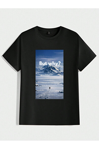 Bozz&Bozz Collection Unisex Oversize Nihilist Alone Penguin but Why? Printed ...