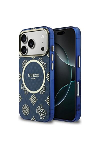 Guess IML Peony Dot MagSafe Case for iPhone 17 Pro Max