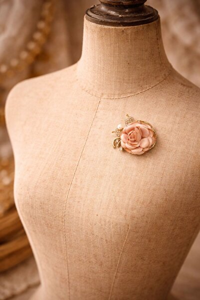 EMİNOS BUTİK ROSE BROŞ