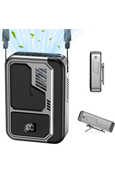 Kukiwhy Mini battery fan, 3 speeds, portable, 4 in 1, rechargeable via USB,