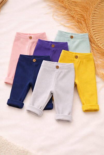 HK HOPKİDS Βρεφικά και παιδικά κολάν, σετ 6 τεμαχίων, βαμβακερά, ελαστικά, κα...