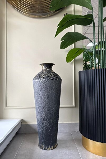 HERA DEKOR Imported Metal Floor Vase