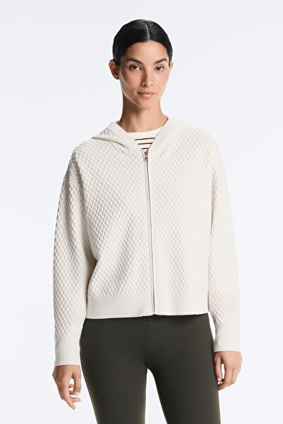 Oysho Kapüşonlu örgü ceket