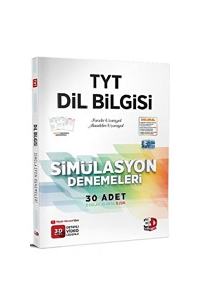 3D Yayınları 2026 Tyt 3d Sımulasyon Dılbılgısı Denemelerı