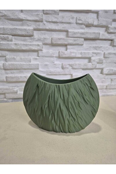 Modern Kırışık Dokulu 3D Baskı Vazo