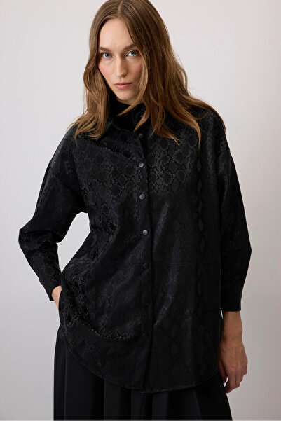 Touché Privé Patterned Leather Shirt