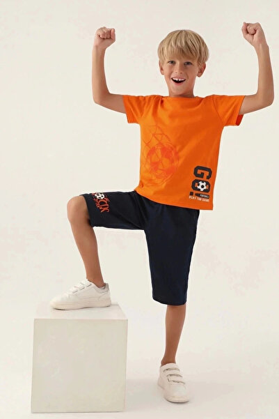 ROLY POLY Men's child capri set - orange