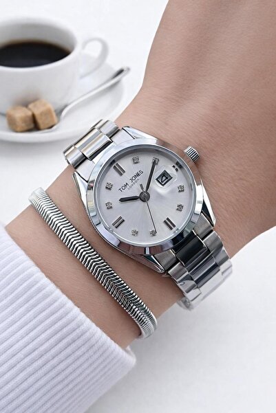 Tom Jones Steel Cord 2 Years Warranty 3 Atm Water Resistant Women Wrist Watch...
