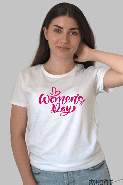 GILDAN Tricou 8 Martie Women S Day Roz Cu Inima Dama
