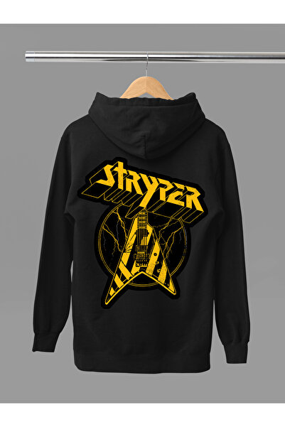 MAGORS Stryper Printed Cotton Long Sleeve 3-Yarn Hooded Rock Sweatshirt