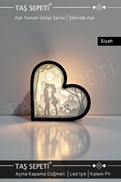 TAŞ SEPETİ Sevgililer Günü Hediyesi Aşkın Katmanları Kalpli Tasarım Romantik ...