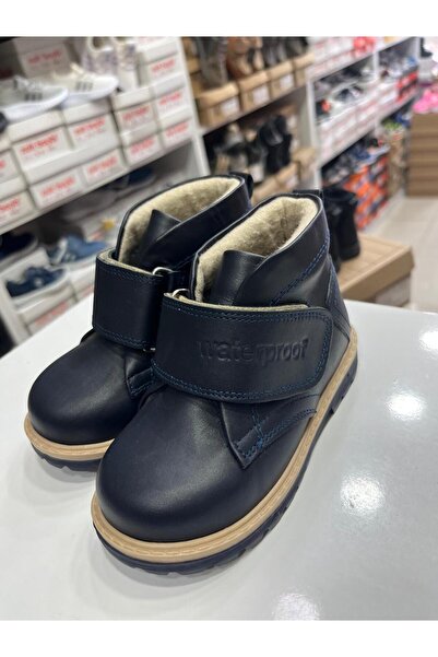 nuh kids Γνήσιες Δερμάτινες Καθημερινές Ορθοπεδικές Μπότες για Αγόρια