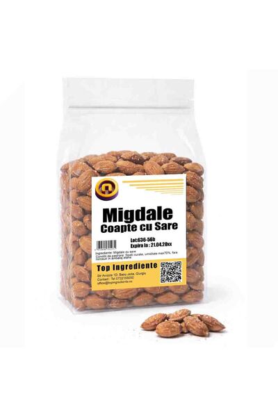 Top Ingrediente Roasted almonds with salt – crispy, carefully roasted - 500g