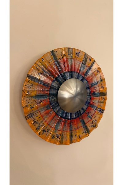 Muga LUX LEDLİ RENKLİ CAMLI APLİK İÇ MEKAN DUVAR ALANLARI CAFE RESTORAN YATAK...