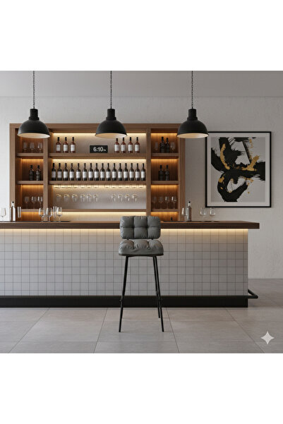 Generic Fixed Buffet Stool – Sleek Scandinavian Design with Exceptional Stabi...