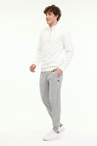 lumberjack 6FX Mb Ct107 Γκρι ανδρικό φούτερ παντελόνι A102033408