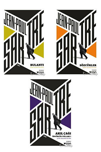 Can Yayınları SARTRE 2025 EN 3 KİTABI SET+KRAFT DEFTER HEDİYE(BULANTI-SÖZCÜKL...
