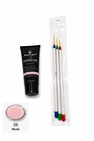 FSM Polygel for nail construction, 30 ml, UV/LED – Musk 25