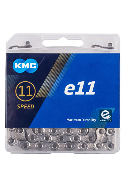 KMC e11-Silver e-bike chain, 11-speed, 122 links