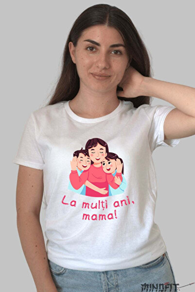 GILDAN Women's March 8 Hug With Mom T-Shirt