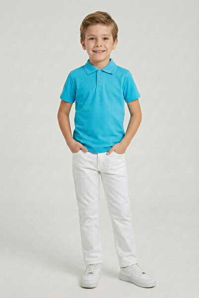 nacar çarşı Turekizna polo majica za dečake i set belih pantalona, odjeća za ...