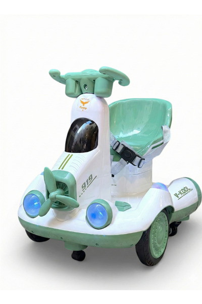 niyazi سكوتر أطفال كهربائي ببطارية 6 فولت مع دوران 360 درجة وريموت كنترول وحز...