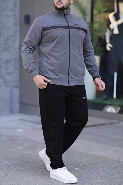 Fors Life Men's Plus Size Stylish Oversized Tracksuit Set