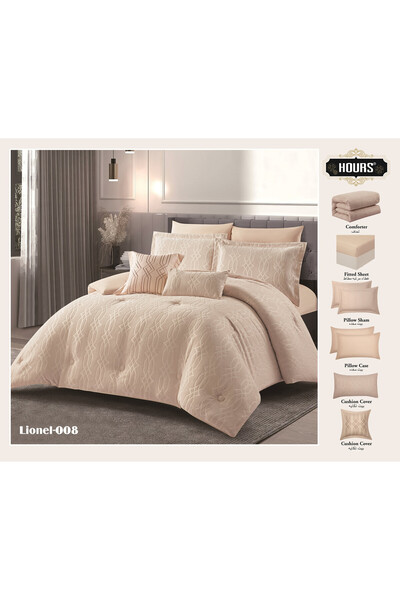 HOURS Horse Single Jacquard Bedspread Set, suitable for a 120x200 cm bed, 4 p...