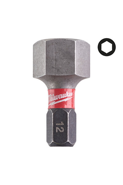 Milwaukee Biți HEX pentru șurubelnițe SHOCKWAVE™ IMPACT DUTY HEX 12 x 25 mm, ...