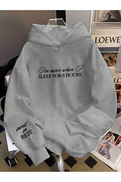 Deocept Φούτερ Unisex με τύπωμα με κουκούλα με τσέπες καγκουρό, άνετη εφαρμογ...