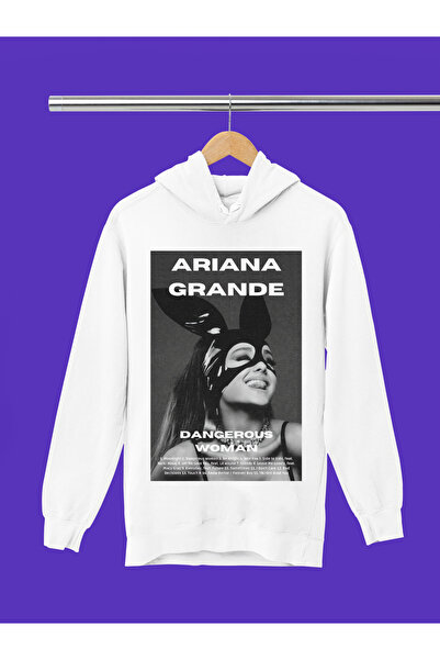 MAGORS Hanorac pentru copii cu glugă, cu imprimeu Ariana Grande, de calitate ...