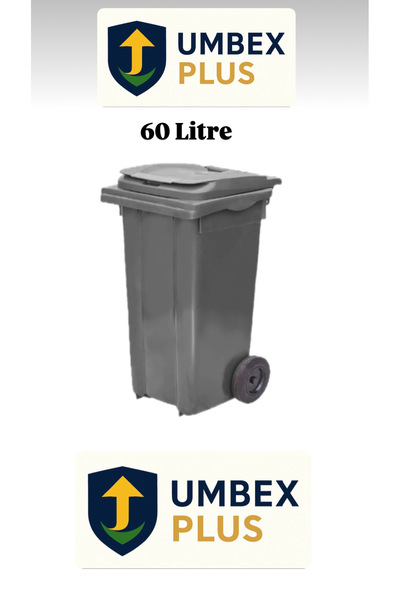 UMBEX PLUS Umbex Plastik Çöp Konteyneri 60 Litre Plastik Konteyner - A Isıya ...