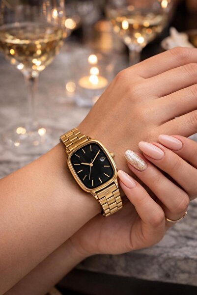 LOOQ Steel Strap Calendar Women's Wristwatch