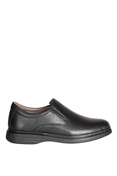 SOLMAZ Dimport 404 Black Genuine Leather Men's Shoes