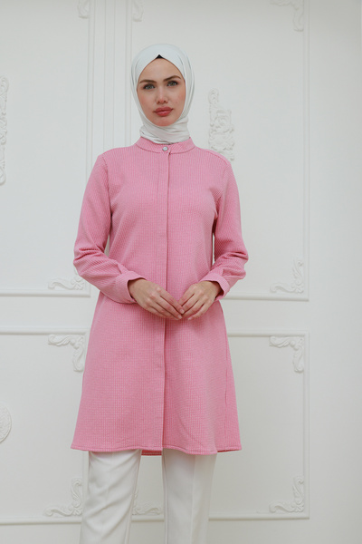 FİDEY Oversize Patterned Women's Tunic